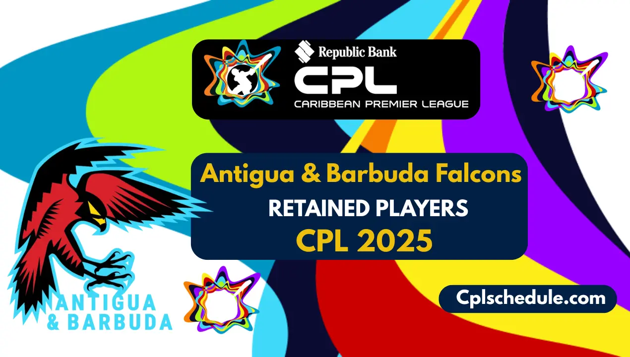Antigua & Barbuda Falcons Retained Players for CPL 2025 – Brandon King, Mohammad Amir, Fakhar Zaman