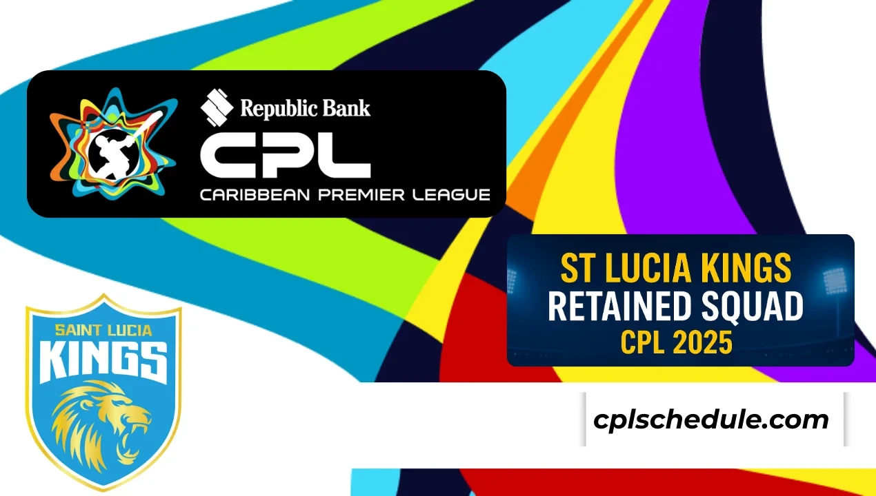 St Lucia Kings Retained Squad – CPL 2025