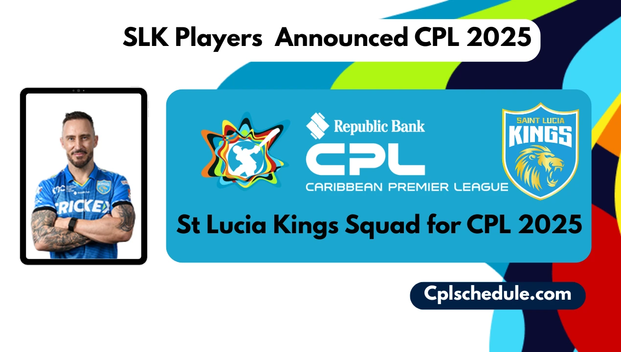 St Lucia Kings Squad
