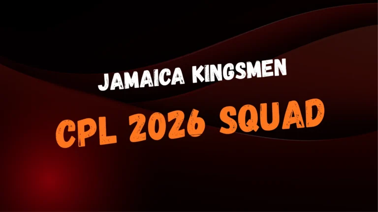 Jamaica Kingsmen 2026 Squad: Full Players List