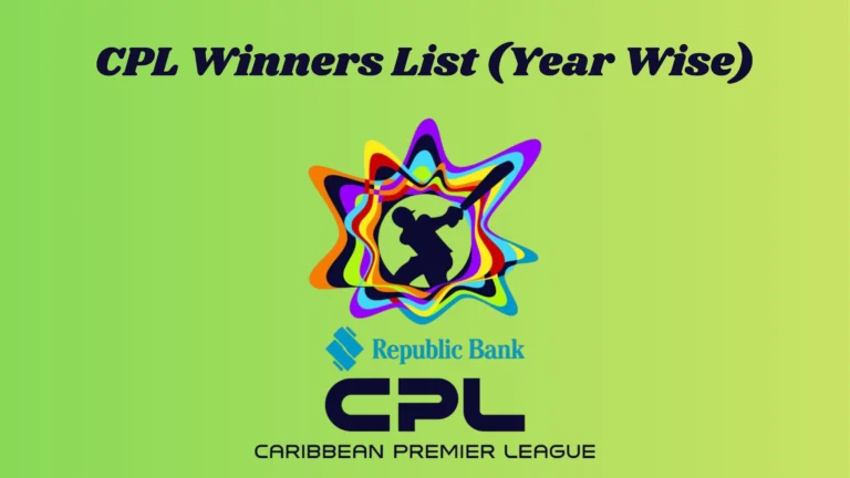 CPL winners list year-wise, 2013 to 2026 infographic table
