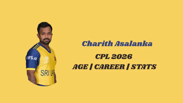 Charith Asalanka Profile: CPL Stats, Salary & Career (2026)