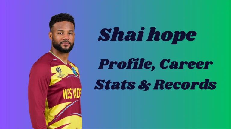 Shai Hope batting for Guyana Amazon Warriors in CPL 2026