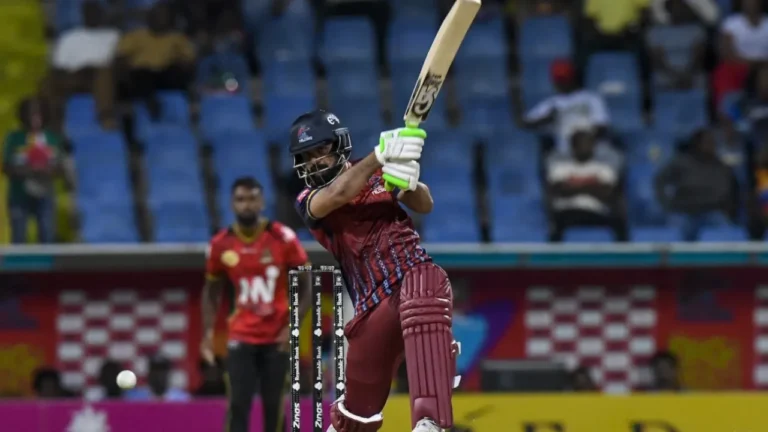 Shadab Khan Helps Falcons Beat Patriots by Three Wickets in CPL 2026